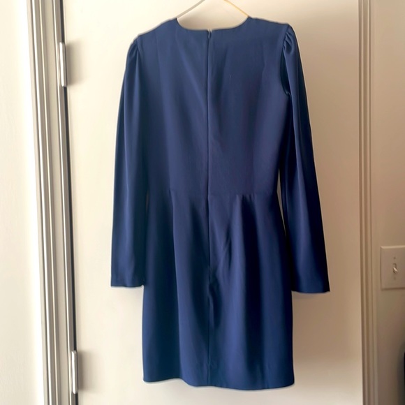 Dress the Population, midnight blue, long sleeve mini dress - Picture 2 of 3